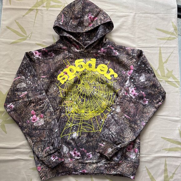 Sp5der OG Web Hoodie 'Real Tree' Camo - Picture 1 of 9